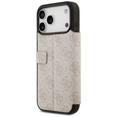 5. Guess Book 4G Metal Logo Case for iPhone 17 Pro Max - Pink
