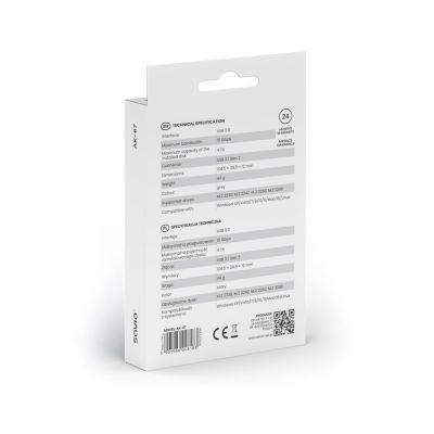 2. SAVIO EXTERNAL M.2 SSD NVME CASE, USB, AK-67