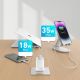 7. Wozinsky WWC-35W GaN USB-A + USB-C Wall Charger - White