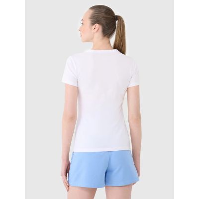 2. Slim plain women's T-shirt 4F 4FWMM00TTSHF2673-10S