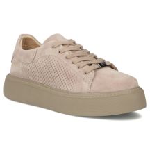 Women's leather shoes, sneakers, beige, Filippo DP7502/26