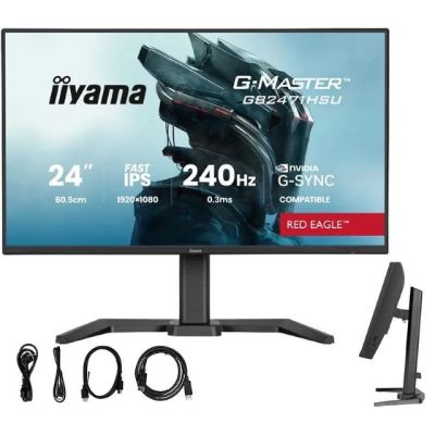 IIYAMA LED Fast IPS MONITOR 23.8" GB2471HSU-B1 Red Eagle 240Hz