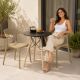 8. SAND PLASTIC GARDEN CHAIR
