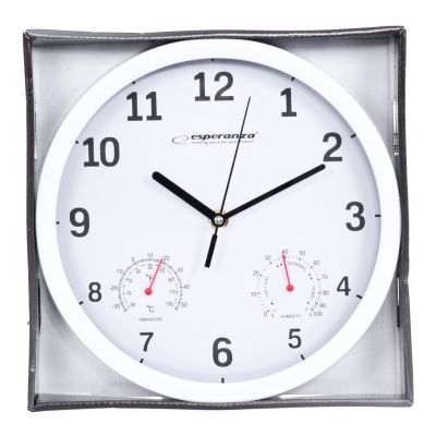 2. Esperanza LYON EHC016K wall clock (black)