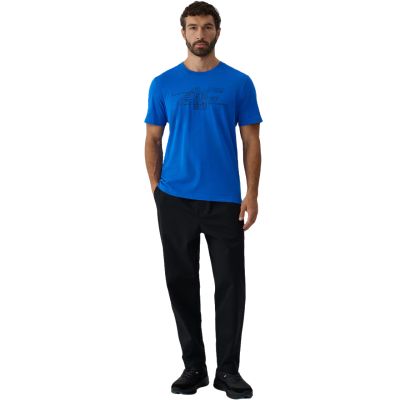 6. Men's 4F M3573 T-shirt, blue, 4FWAW26TTSHM3573 33S
