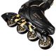 5. NILS Extreme NA22151 ARMOUR roller skates black and gold size 44
