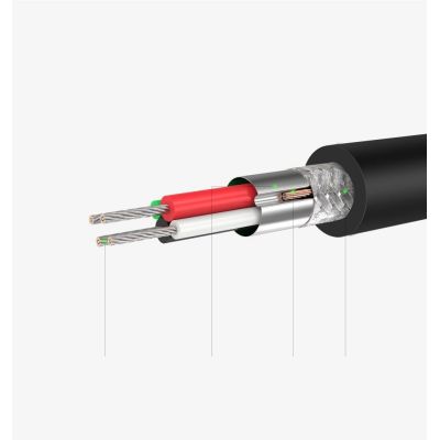 8. Ugreen external sound card music adapter USB - 3.5 mm mini jack with volume control 15 cm black (40964)