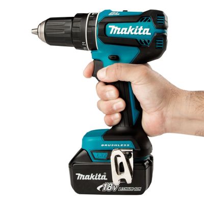 2. Makita DHP485Z Central Locking Drill 1.1 kg Black, Blue