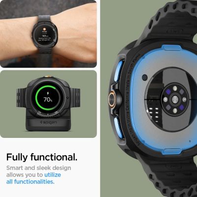 11. Spigen Liquid Air Case for Samsung Galaxy Watch 8 Classic 46mm - Black