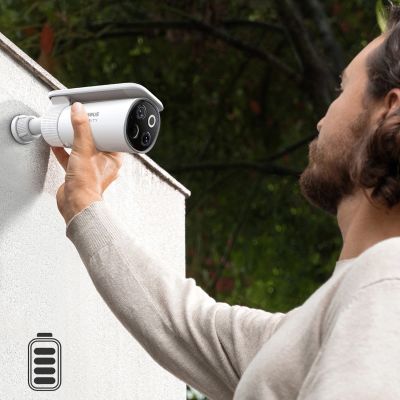 6. Baseus Security S1 Pro Dual 3K Outdoor Surveillance Kit (2 Cameras) – White