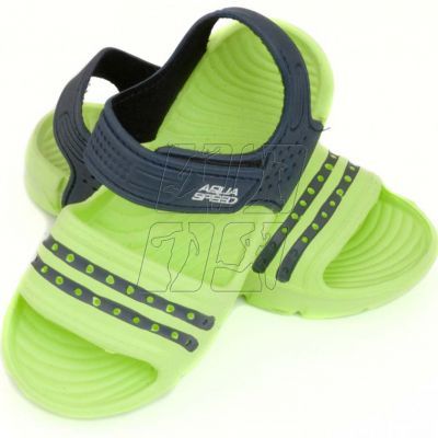 Aqua-speed Noli sandals green navy blue col. 84