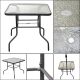 2. SYDNEY GARDEN FURNITURE SET TABLE 4 CHAIRS AND UMBRELLA GREY