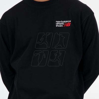 4. New Balance Athletics Premium Logo M MT41547BK sweatshirt