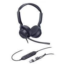 Yealink UH42 Dual Teams USB-C/A Headset Wired Headband Calls/Music USB Type-C / USB Type-A Black
