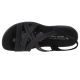 3. Skechers Reggae Slim Simply Stretch Sandals 163023-BLK Black 36