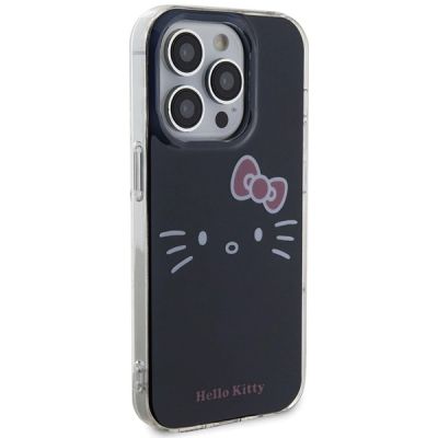 4. Hello Kitty IML Kitty Face case for iPhone 15 Pro Max - black