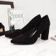 17. Sergio Leone W SK316A Suede Pumps on the Block Heel in Black 