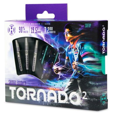 10. Harrows The Tornado 2 Darts 90% Softip HS-TNK-000013351