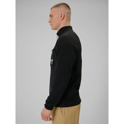 5. Regular men's fleece with stand-up collar 4F 4FRAW25TFLEM446-20S