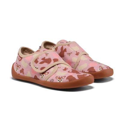 11. Affenzahn Barefoot Slippers Cotton Movy Deer (01398-40141)