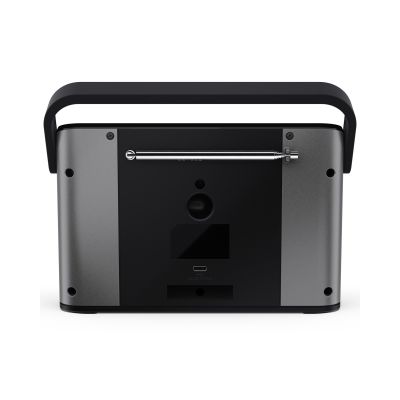 7. Sharp OSAKA DR-P540(GY) Portable Digital Stereo Radio with USB Port, Bluetooth, FM Radio and Wireless Connection