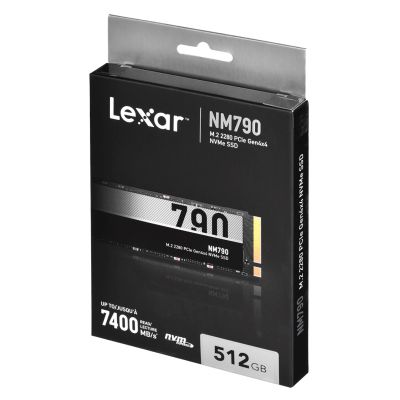 3. Lexar NM790 512GB M.2 PCIe NVMe SSD