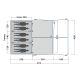 3. Outwell Iowa 6 Air 6-Person Tunnel Tent Gray