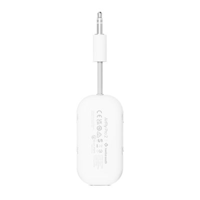 5. Twelve South AirFly Pro 2 - Bluetooth adapter to 3.5mm jack input compatible with AirPods and other Bluetooth headphones, up to 2 pairs of headphones simultaneously and with AUX IN (white)