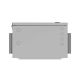 19. 10" HERMETIC IP55 WALL/POLE MOUNTING RACK CABINET 320X220X300 GRAY LANBERG (ASSEMBLED)