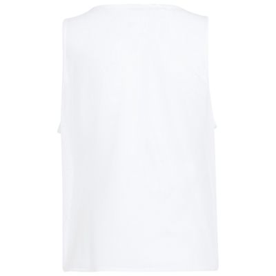 6. adidas Training BIB 24 Junior Training Bib for Kids, White JF3246