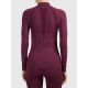 6. Seamless thermal ski underwear with quick-drying finish – women’s long-sleeve top 4F 4FWAW26USEAF324-60S