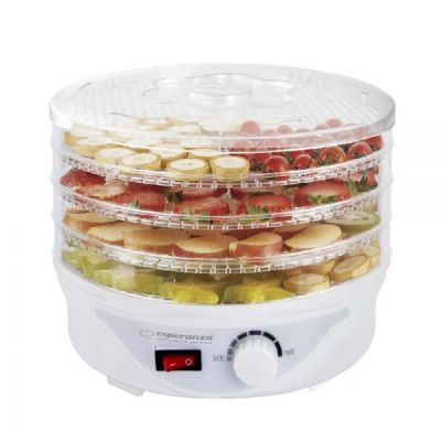 Esperanza DÉLICATESSE EKD003 mushroom, vegetable and fruit dehydrator (250W; white)