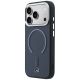 2. Mercedes Leather 3D MagSafe Case for iPhone 17 Pro - Navy Blue