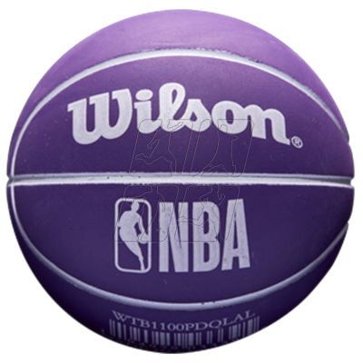 2. Wilson NBA Dribbler Los Angeles Lakers Mini Ball WTB1100PDQLAL basketball