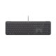 6. Logitech Signature Slim Wired K620 For Business Keyboard Universal USB QWERTZ German Graphite