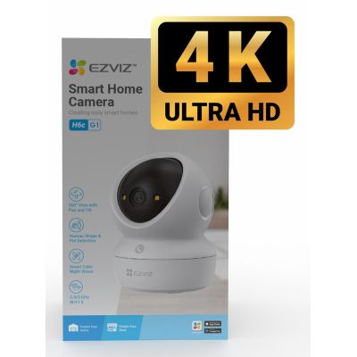 18. EZVIZ H6c G1 4K Spherical IP Security Camera Indoor 3840 x 2160 px Ceiling/Wall/Desk