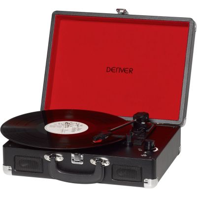 Denver VPL-120 Turntable with USB for PC Recording, Black