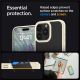 4. Spigen Crystal Hybrid Case for iPhone 15 Pro Max - Clear Beige