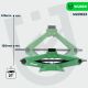 10. Trapezoidal car lift 2T 120-415 kg W22023 WUBER