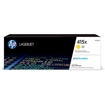 HP Toner Yellow HP 415X, HP415X=W2032X, 6000 pages