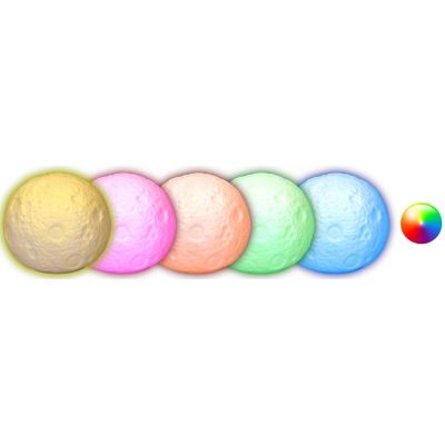 23. DECORATIVE MOON LAMP DIAMETER 11.5 CM RGB