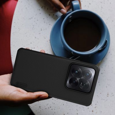 12. Nillkin Super Frosted Shield Pro reinforced case for Xiaomi 14 Pro - black