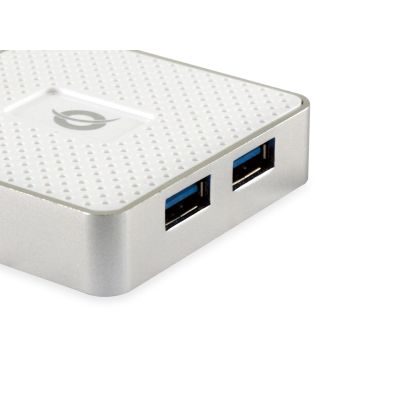 5. Conceptronic HUBBIES03W USB 3.2 Gen 1 (3.1 Gen 1) Micro-B Hubs and Hubs 5000 Mbit/s White