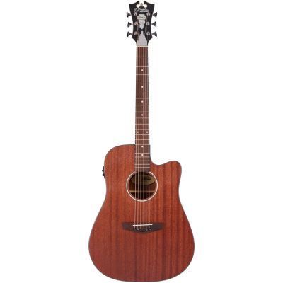 D'Angelico Premier Bowery LS Natural Mahogany Satin - electro-acoustic guitar