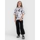 14. Oversized T-shirt with print for girls 4F 4FJRAW25TTSHF3069-90A