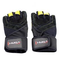 Gym gloves Black / Yellow HMS RST01 XXL