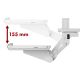 9. Maclean Under-Desk Keyboard Holder, Adjustable, Max. 5kg, White, MC-156 W