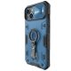 2. Nillkin CamShield Armor Pro Case iPhone 14 Plus armored cover with camera cover ring stand blue