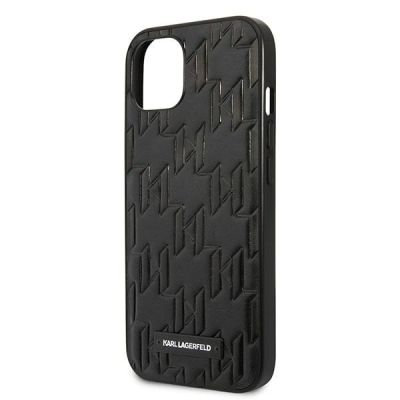 5. Karl Lagerfeld KLHCP13SMNMP1K iPhone 13 mini 5,4 "hardcase black / black Monogram Plaque