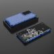 13. Honeycomb case armored cover with a gel frame for Samsung Galaxy S22 Ultra blue